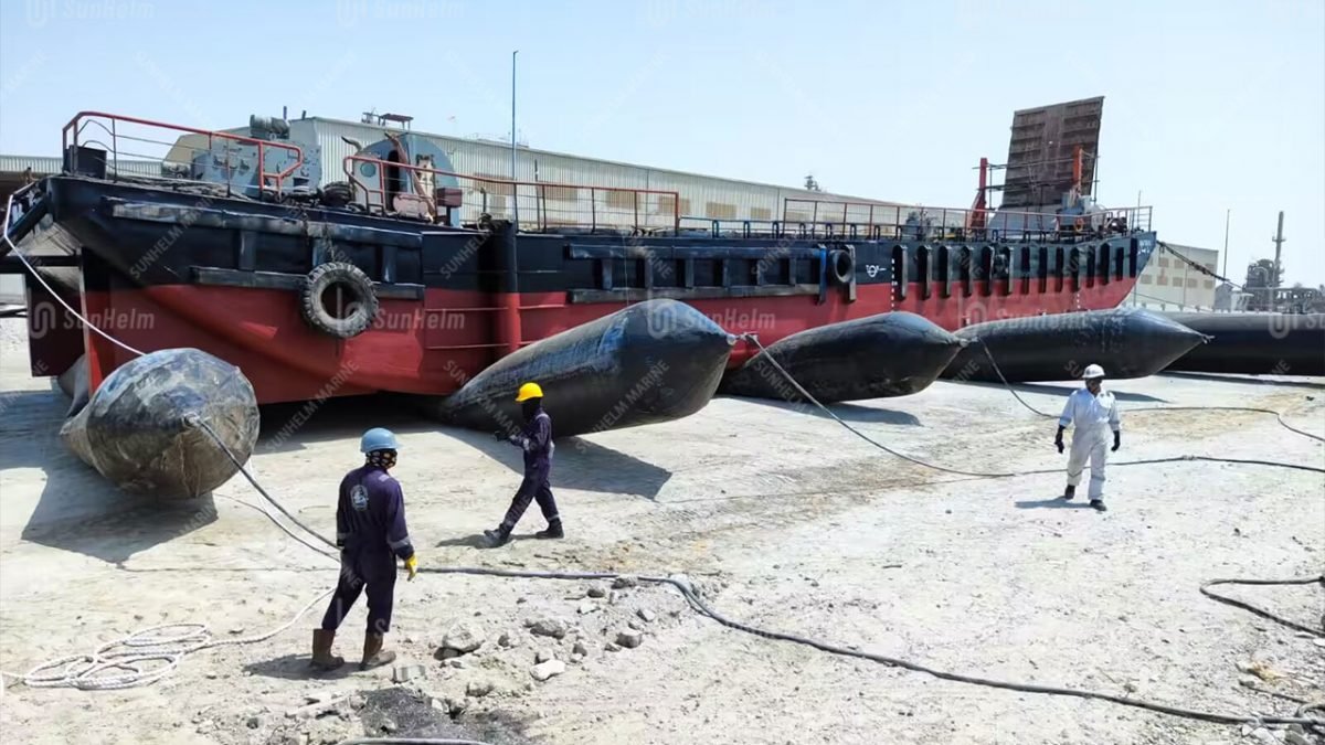 Ship launching airbags in UAE
