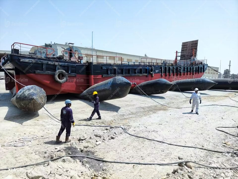 Ship launching airbags in UAE