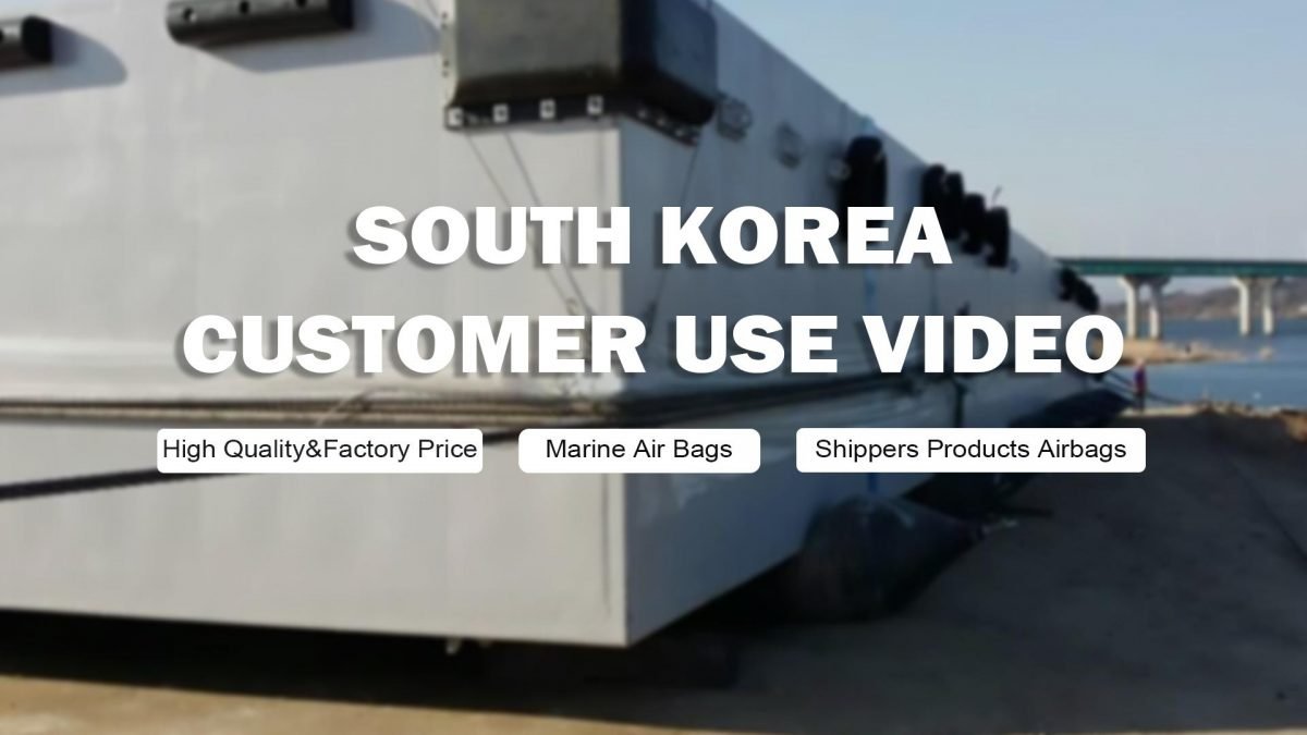 Sunhelm Ship Launching Airbags in Korea