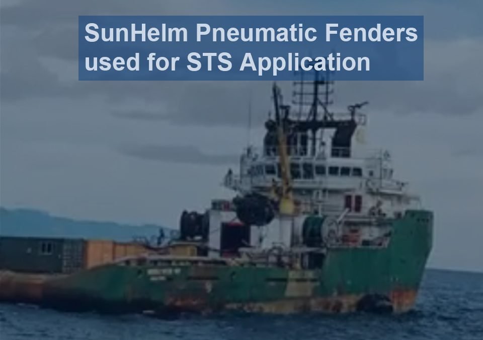 SunHelm Pneumatic Fenders used for STS