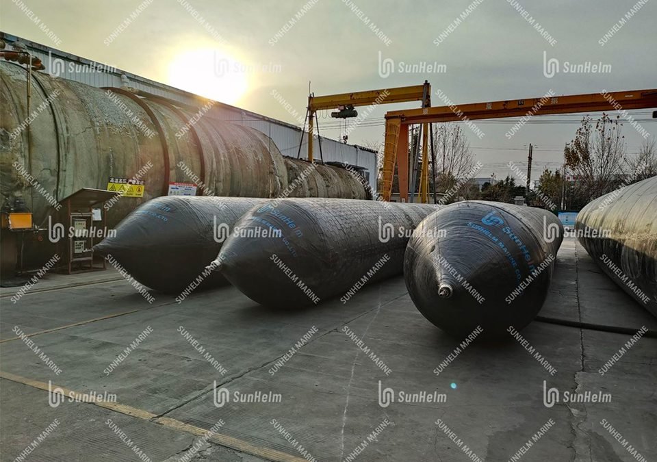 ship launching airbags