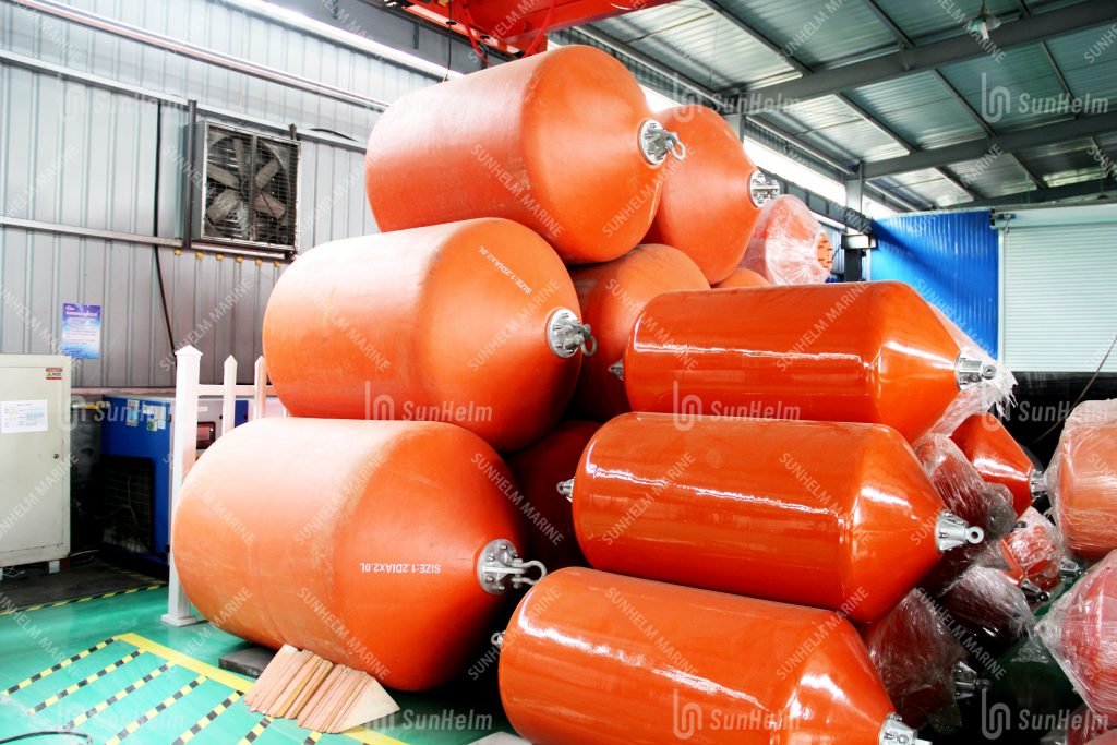 SUNHELM foam filled marine fenders