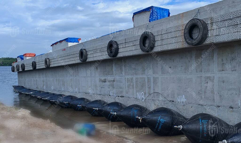 ship launching airbags
