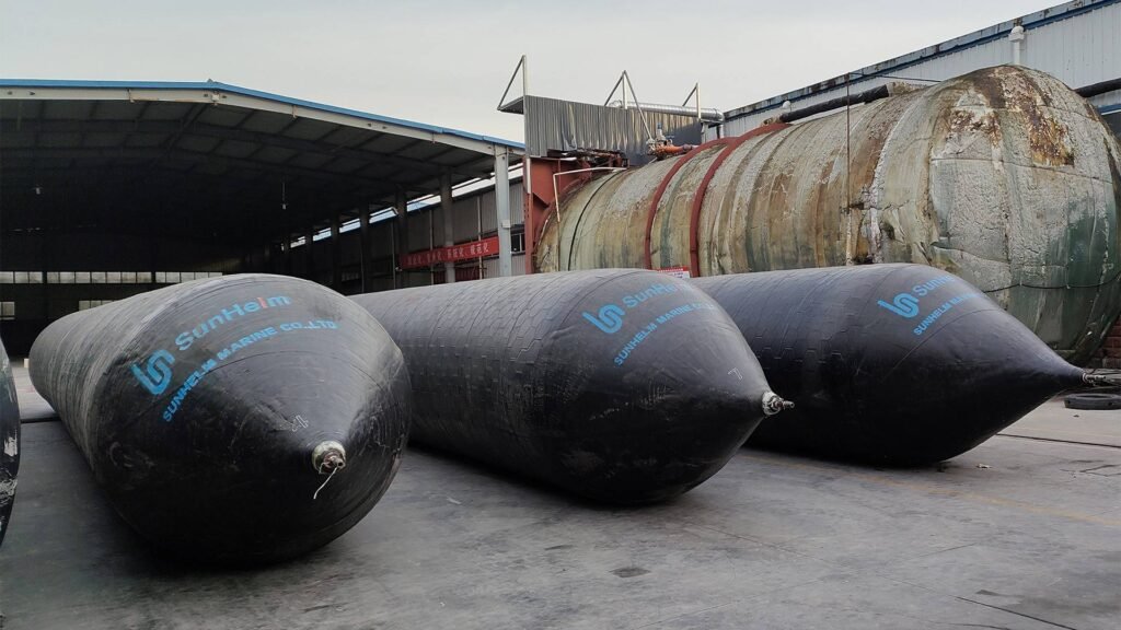 ship launching airbags