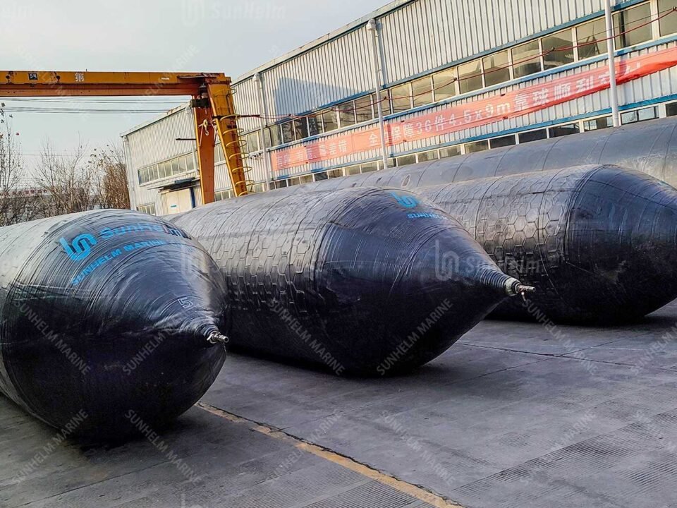 ship launching airbags