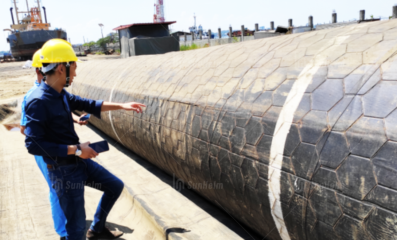 ship launching airbags