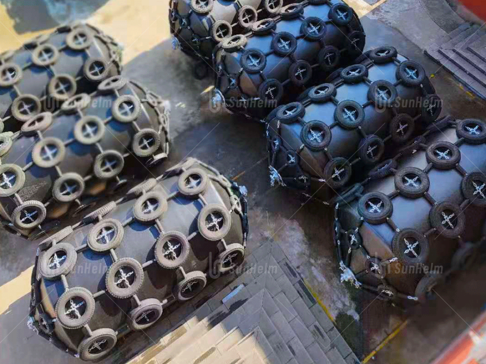 foam filled marine fenders