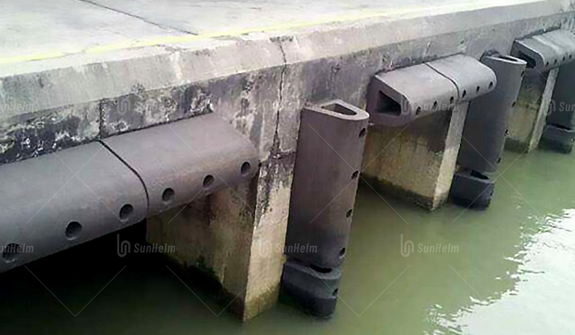 install rubber fenders