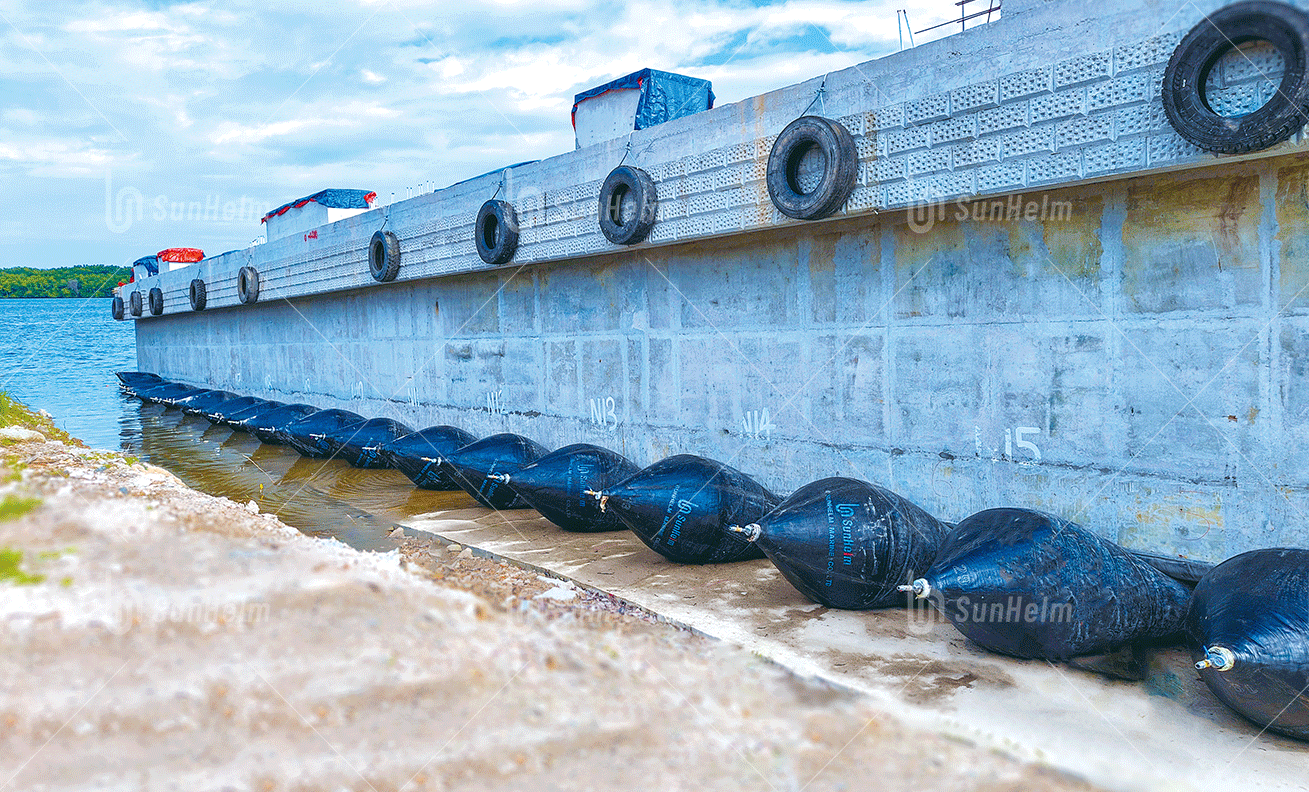 ship launching airbags